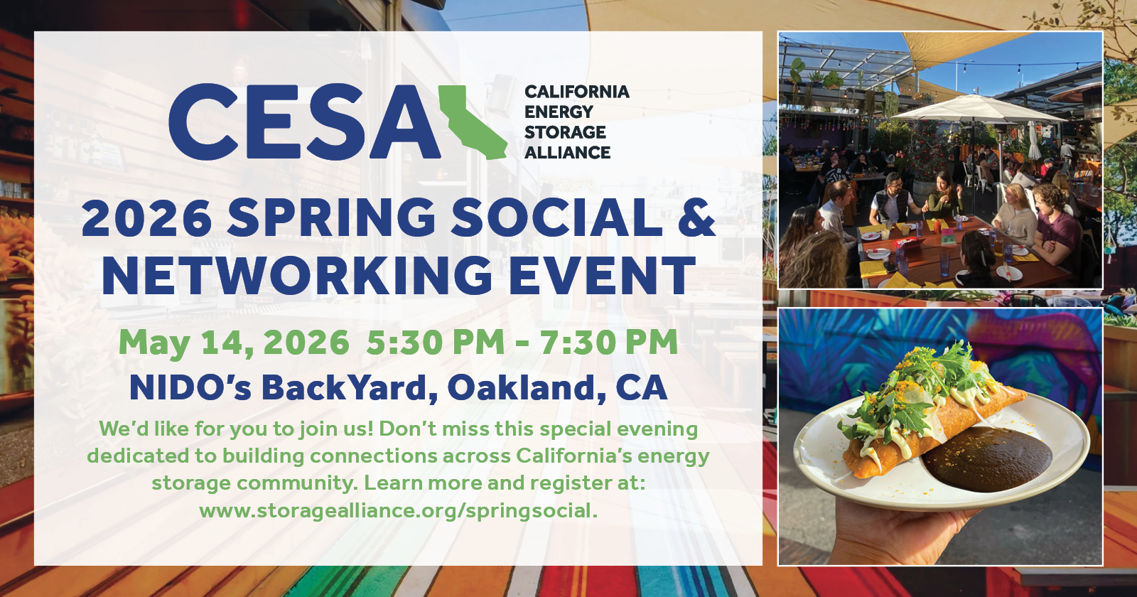 2026 CESA Spring Social & Networking Event Graphics